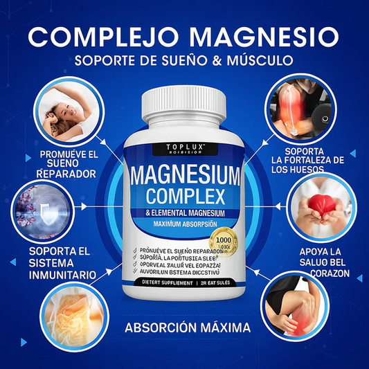 Magnesium Complex 8 EN 1 / 90 capsulas -Últimas 7 Unidades 🔥